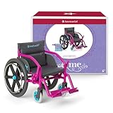 American Girl 18-inch Doll Ultralight Working Wheelchair with Padded Seat and Fabric Bag, for Ages 6+
