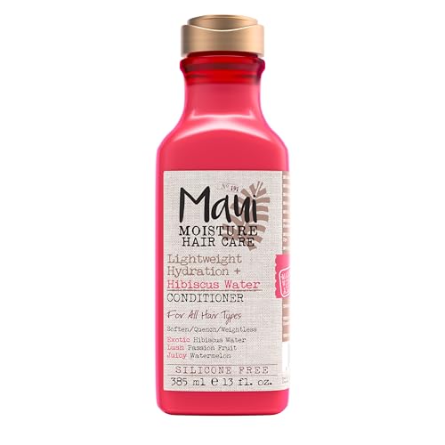 Maui Moisture Lightweight Hydration + Hibiscus Water Conditioner Nourishing Aloe Vera Conditioner Softens & Quenches Hair Vegan & Silicone-Free 13 Fl Oz
