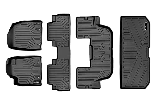 Photo 1 of SEE NOTES/SMARTLINER Floor Mats 3 Row Liner Set & Cargo Liner Behind The 3rd Row Compatible with 2021-2023 Toyota Sienna with 2nd Row Bench Seat