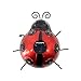Keeda Solar Ladybugs Garden Decor, Waterproof 5.5 Inch Metal Lady Bugs Cute Wall Art LED Garden Light Outside Decor for Porch Lawn Patio Balcony Pathway (Red)