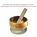 Handmade Cushion Tibetan Singing Bowl Round Pillow Brocade Art Silk Ring Cushions (6