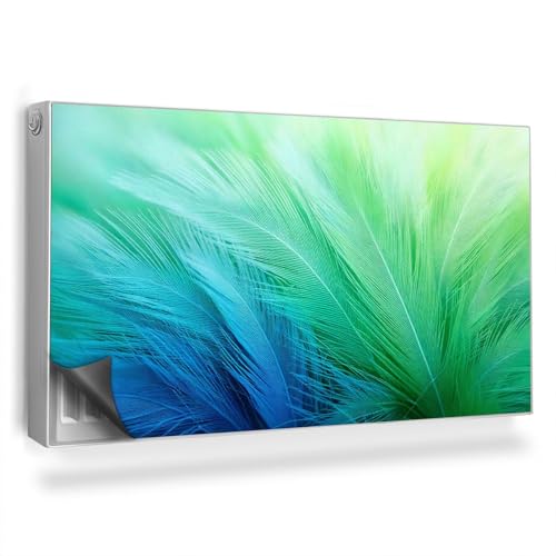 Couverture Magnétique Radiateur 110x60 Cache Radiateur Décoratif Vert Clair