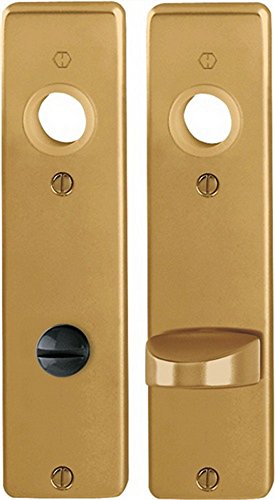 Preisvergleich Produktbild Hoppe Kurzschild-Paar 202KP Alu. F4 Bad SK / OL