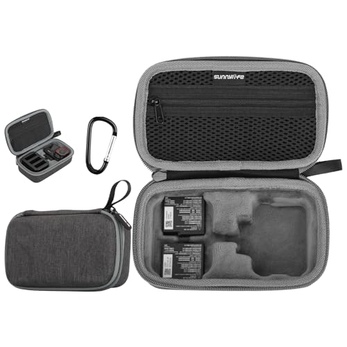 Gdraco Gusci rigidi per Insta360 Ace/Ace Pro 2/1 Compatta Custodia Custodia Protettiva Compatibilità Insta360 Ace Pro Fotocamera Sportiva e Accessori con Fibbia Alpinismo, grigio., Custodia per