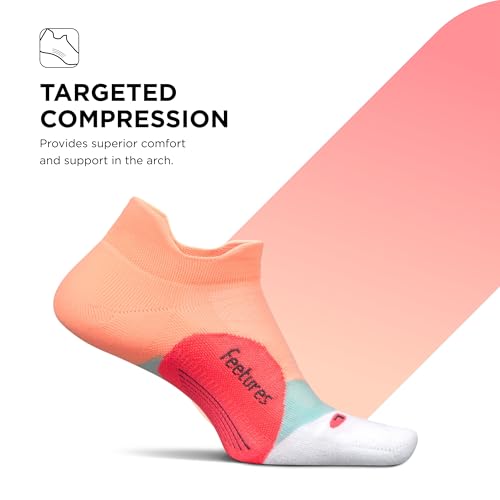 Image of Feetures Elite Light Cushion No Show Tab Sock Wave