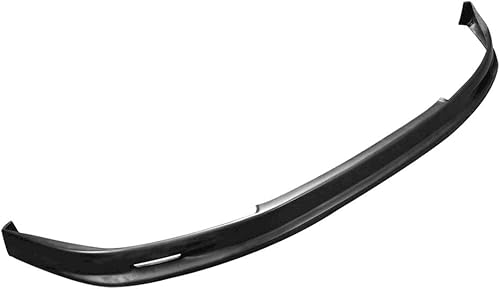 Miniatura 7 de IKON MOTORSPORTS, Borde de parachoques delantero compatible con Honda Civic Hatchback y Coupe 1992-1995 de 2 puertas, color negro sin pintar estilo