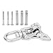 Cabilock Edelstahl Hängematte Hängen Kit Heavy Duty Schaukel Kleiderbügel 360 ° Drehen Schaukel Swivel Haken für Stühle Betten Körbe