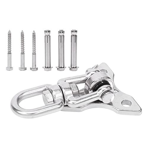 DOITOOL 1 Set Swing Buckle Swing Indoor Metal Holder Yoga Swings for Indoor Use Indoor Swing Hanger Metal Coat Hanger Hook Hammock Fitting Lifts To Rotate Stainless Steel Accessories