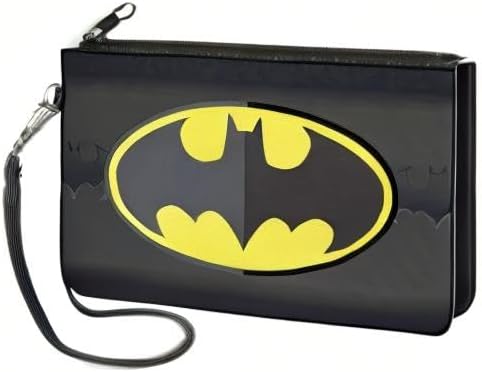 Miniatura 4 de Buckle-Down Buckle-Down Cartera con cremallera Batman accesorio grande, Batman, 8 x 5 pulgadas
