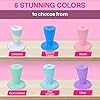 tweexy Hinge Untippable Nail Polish Bottle Holder | Anti-Spill Nail Polish Holder Stand, Tilted, IntelliStick Airlock Suction | Fingernail Painting, Nail Art Tools | Nail Polish Accessories (Beach Glass) #3