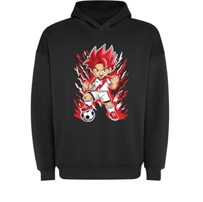 Ropa4 Sudadera Oversize con Capucha Goku Rayo Vallecano 25-26 (13- Sudadera Talla L)(Negra Manga Larga) | Ya disponible en tu tienda friki favorita! En mundofriki.es! Ropa4 Sudadera Oversize con Capucha Goku Rayo Vallecano 25-26 (13- Sudadera Talla L)(Negra Manga Larga) | Ya disponible en tu tienda friki favorita! En mundofriki.es!
