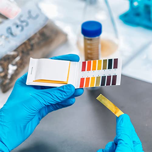 Ph Test Strips, 480 Strips Full Range 1-14 Universal Ph Test Litmus Paper Ph Soap Making Testing Strips For Water Wine Saliva Urine Soil, 6 Pack Ph Strips And 6 Test Pipette Droppers With Storage Case #TOP7