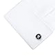 Honey Bear manschettenknöpfe & krawattennadel Krawattenklammer Set Initialen Buchstabe Herren Edelstahl Hochzeit Cufflinks Manschettenknopf Schwarz (B)