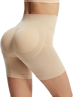 Padded Underwear for Women Butt Lifter Seamless Booty Pads Butt Enhancer Panties Lace Shapewear Boyshorts