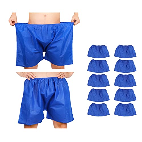 Paquete de 10 Calzoncillos Desechables para Hombres, Ropa Interior Desechable para Hombres Calzoncillos Bóxer de Viaje Calzoncillos Calzoncillos Calzoncillos Calzoncillos para Hombres para Salón de Be