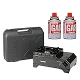 【セット商品】イワタニ Iwatani 岩谷 カセットフー タフまるジュニア CB-ODX-JR-BK ブラック ケース付き + ジュニアガス2Pセット