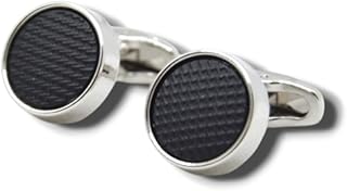 Stainless Steel Cufflinks For Men Black Cuff17
