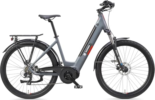 TELEFUNKEN E-Bike Damen 27,5 Zoll, Elektrofahrrad Mittelmotor, 7-Gang Kettenschaltung, Hydr. Scheibenbremsen - Pedelec SUV-Bike, inkl. Fahrradschloss, SUV500 – Bild 3