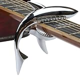 Shark Guitar chitarra, 5.12x3.35 pollici a molla - chitarra di chitarra a di squalo, fresco e leggero per chitarre, ukulele, banjo, basso semplifica il trasporto e il rifornimento