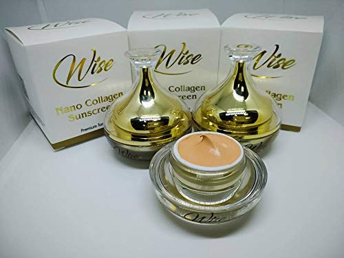 Miniatura 3 de Wise Nano SPF50++Protector Solar Nano+Colágeno Premium para piel Color Beige 0.42 oz