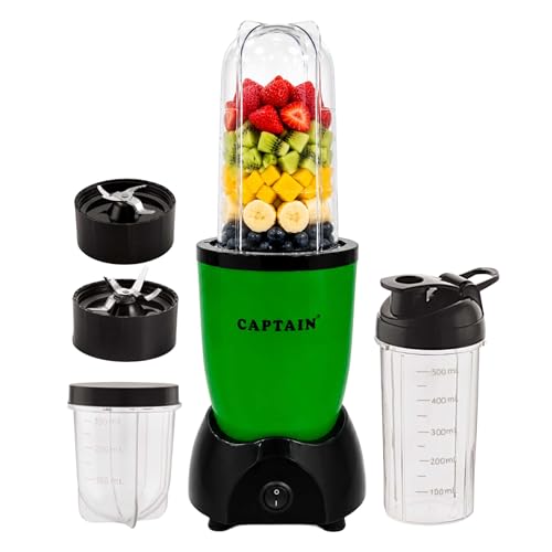 Image of Captain Nutri Blender 500W (3 Jars, 2 Blades)