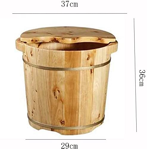 Spa de pies de madera cypress para uso en casa miniatura 2