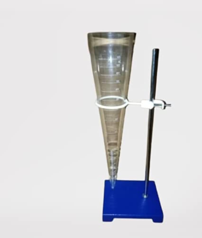 Genius Scientific Imhoff Cone 1000 ml with Stand – Plastic Imhoff Sedimentation Cone for Wastewater Testing, Sludge Volume Measurement, Laboratory & Water Treatment Use-image-24