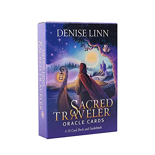 Cartas de Oráculo de Viajero Sagrado,Sacred Traveler Oracle Cards,Tarot Deck,Board Game