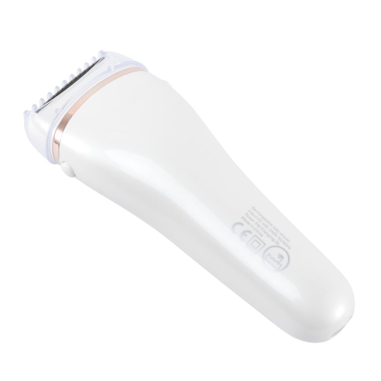 Epilatore Elettrico Da Donna Usb Ricaricabile Display Led, Rasoio Epilatore Viso Corpo Bikini, Trimmer in Acciaio Resistente Per Depilazione Indolore e Pelle Liscia