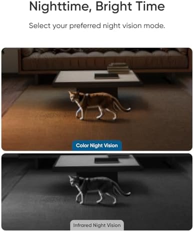 eufy Indoor Cam E30, Latest Generation, 4K UHD Security Camera, 360 Pan-Tilt, Color Night Vision, AI Detection for Human/Pet/Audio/Crying, Human/Pet Auto Tracking, Works with Homekit, Black - 4