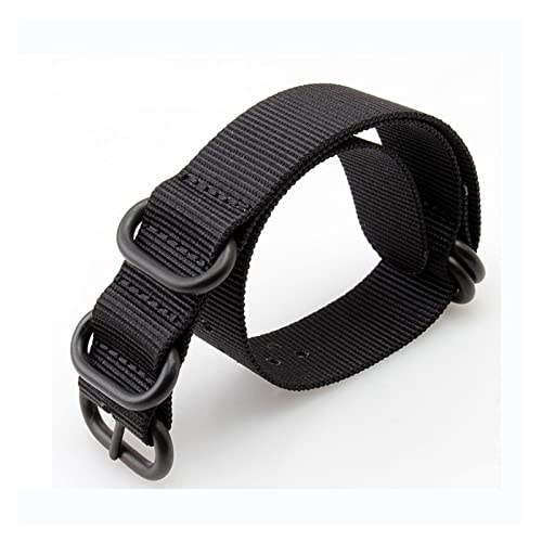 Sangle de montre nylon 20mm bicolore pour vos sorties nature et outdoor