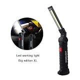 🌟【Carga del USB y uso del tiempo largo】- equipado de la batería recargable incorporada 18650, cable del USB incluido, llenas cargadas pueden apoyar 10 horas de brillo