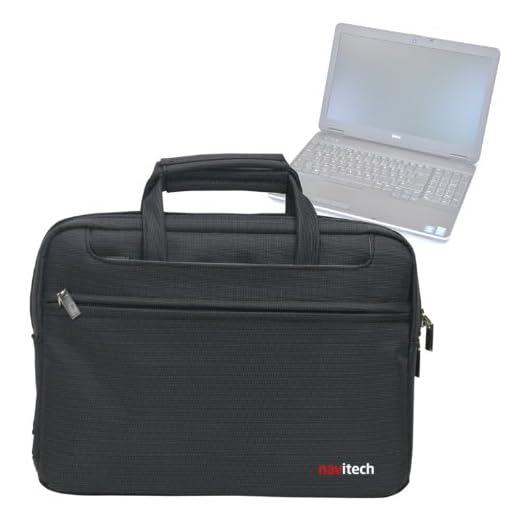 Navitech Black Case/Cover Bag Compatible with The Laptop/Notebook and Tablet PC's Compatible with The Dell Latitude E6540