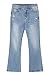 MZNBURAM Men's Stretch Regular Fit Bootcut Flared Jeans Cotton Fashion Comfort Flex Waist Denim Pants (30, A#Light Indigo Ripped)