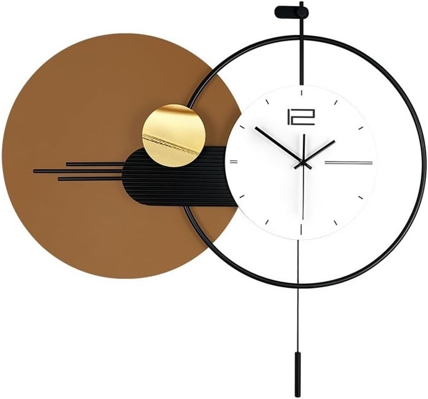 Wall Clock Light Luxury Clock Wall Clock Living Room Home Wall Clock Creative Restaurant Background Wall Decoration Clock Clock for Wall(Medium)