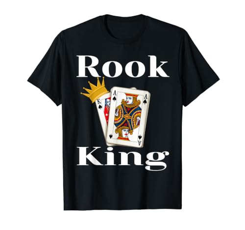 Rook King Cartes de Jeu gagnantes gagnantes T-Shirt Graphique avec Valeur