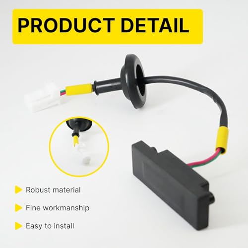 leruiyezs Heckklappenschalter Ersatz Für Kia Picanto TB 2011–2017 und Rio Mk3 2011–2017 81260-1W220 Kofferraum Entriegelungstaster aus ABS-Material für zuverlässigen Austausch und langlebige Nutzung