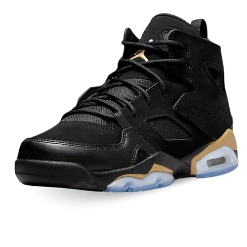 Nike Zapatillas Jordan Flight Club '91 (GS) código DM1685-007, Negro y dorado., 36.5 EU
