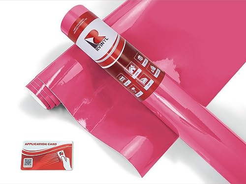 ORACAL 951 Series Premium Cast Film in Magenta 044-2ft x 1ft - Gloss Finish Silicone Coated Vinyl Sheet Roll for Decals, Signs and Graphics