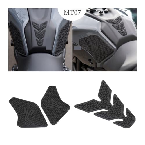 Protection réservoir moto en caoutchouc texturé haute densité pour MT07 2021