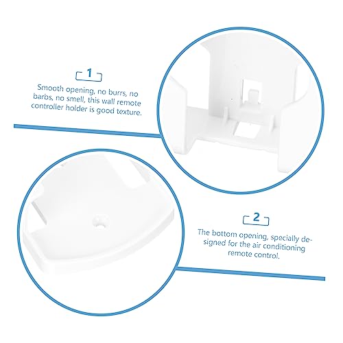 Soporte autoadhesivo para distancia y organizador de pared de estante para aire acondicionado grande 8