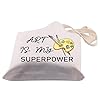 PLITI Artist Tote Bag - Art Teacher Appreciation & Student Gift - Art Is My Superpower Travel Pouch #5