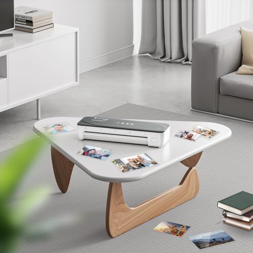 Bonsaii A4 Weißes Laminiergerät mit Anti-Jam Technologie – schnelles, gleichmäßiges Laminieren von Fotos und Dokumenten, 80-125 Mikron, ideal für Schulen, Büros und Haushalte (L418-C)