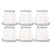 XHTLLO 6Pcs Modern Cloth Lampshade Set, Exquisite Workmanship, Good Light Transmission, Easy to Install for Living Room, Bedroom, Study, Clip On Bulb Type