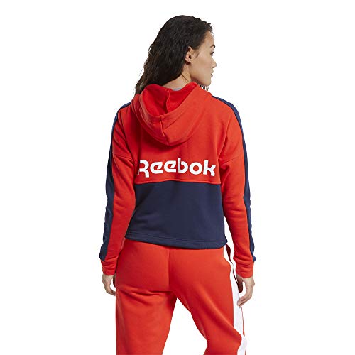 Reebok Te Linear Logo Ft Fullzip, Felpa Donna