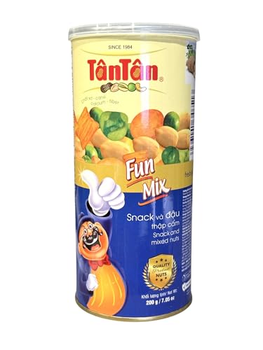 Image of 1 Pack - Snack Mixed Nuts - Snack Dau Thap Cam - 7 Oz per Can