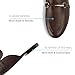 MUSSHOE Mules for Women Flats Comfortable Slip on Women Mules Backless Loafers,Brown pu 6