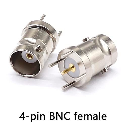 Prise BNC à 4 pattes verticale anti-arrachement pour PCB