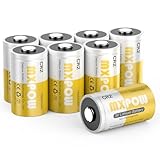  MXPOW CR2 Lithium Batterie 3V 1000mAh Hoher Kapazität CR2 Batterie Langanhaltender für Rauchmelder, Kamera, Taschenlampen und Vieles Mehr