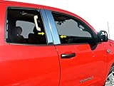 Made In USA! 2007-2015 Toyota Tundra Double Cab/Sequoia 4PC Stainless Steel Chrome Pillar Post Trim